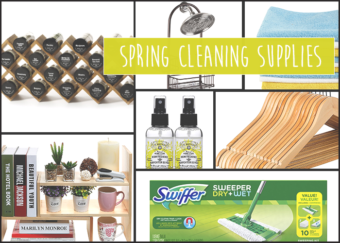 spring cleaning supplies