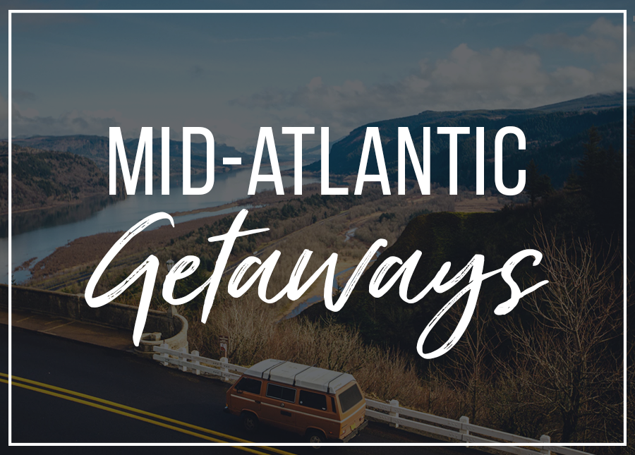 mid-atlantic affordable weekend getaways