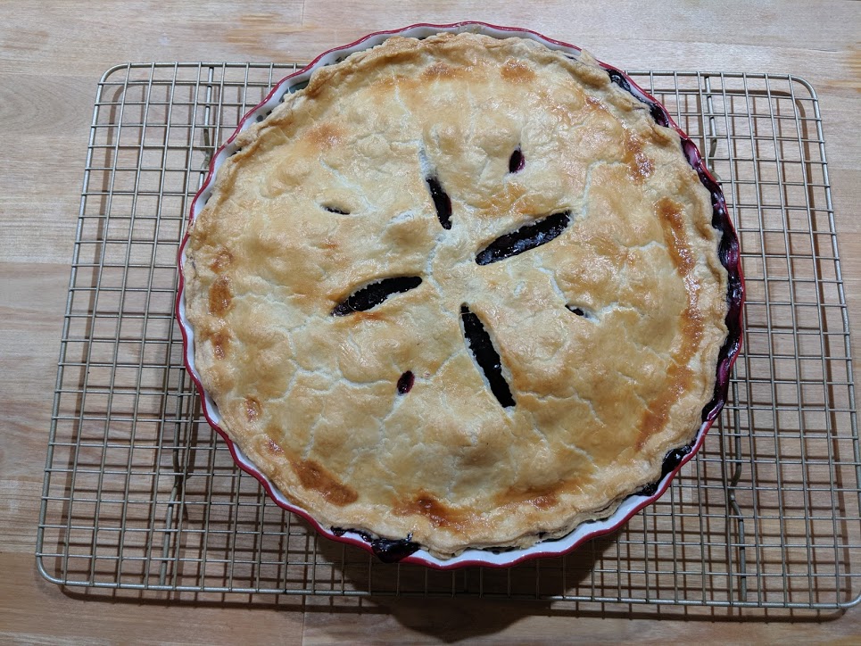 blueberry pie