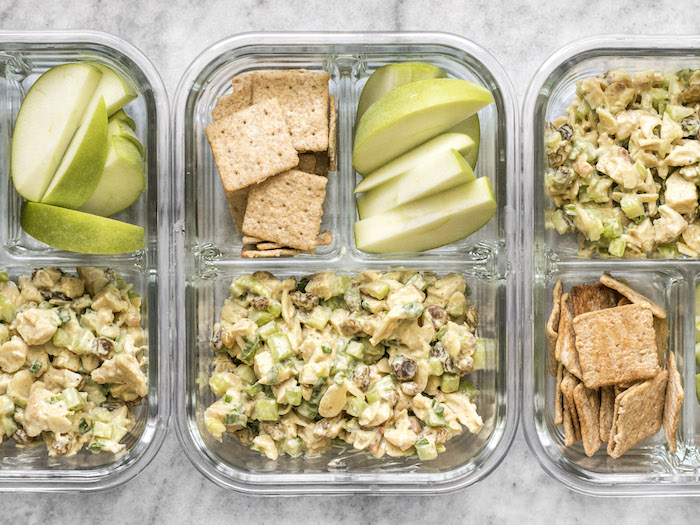 Apple Dijon Kale Salad Meal Prep - Budget Bytes