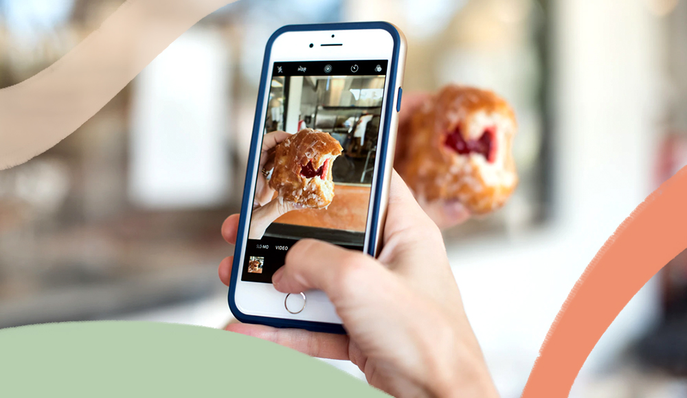 Image of instagram on phone